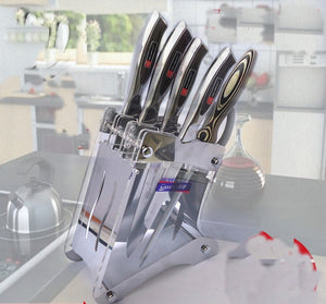 Kitchen shelving kitchen knife Accessories acrylic knife holder kitchen supplies plexiglass holder (without Knives)