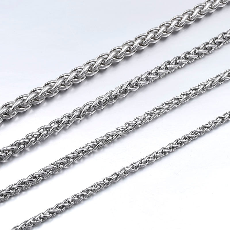 GOKADIMA Stainless Steel Chain Necklace for mens Jewelry