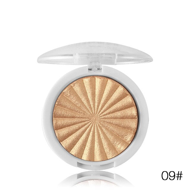 Glowing Set Highlighter Makeup Palette Base Illuminator Highlights Facial Outline Gold Bronze A00157XX