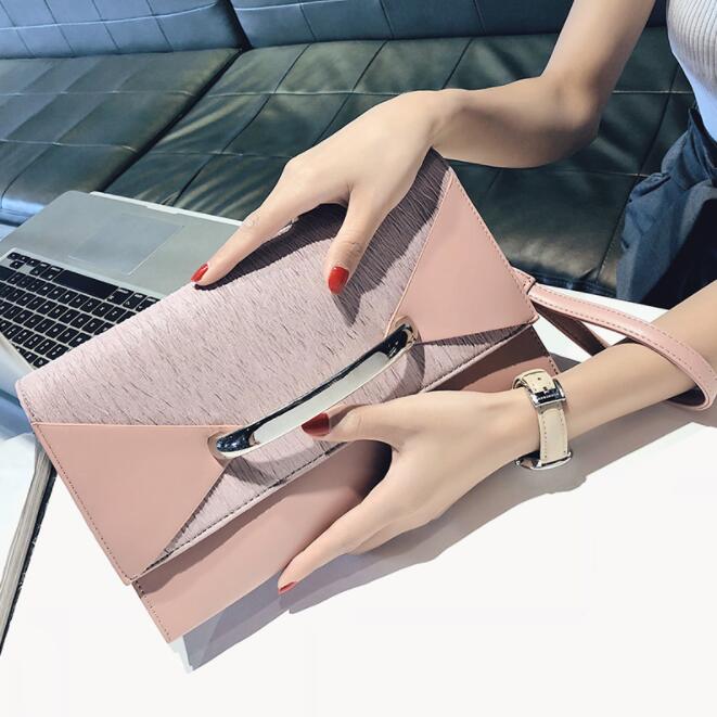 Envelope Clutch Bag Women Leather Luxury Handbags Birthday Party Evening Clutch Bags For Women Ladies Shoulder Clutch Bag Purse