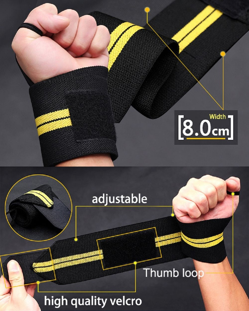 1Pc Crossfit Weightlifting Gym Glove Dumbbell Kettlebell Brace Support Protector Strap Musculation Bodybuilding Gym Equipment