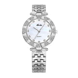 MISSFOX Women Watches Luxury Brand Fashion Casual Ladies Watch Women Quartz Diamond Geneva Lady Bracelet Wrist Watches For Women