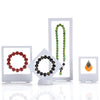 PET Membrane Jewelry Ring Pendant Display Stand Holder Bague Packaging Box Protect Jewellery & Stones Floating Presentation Case