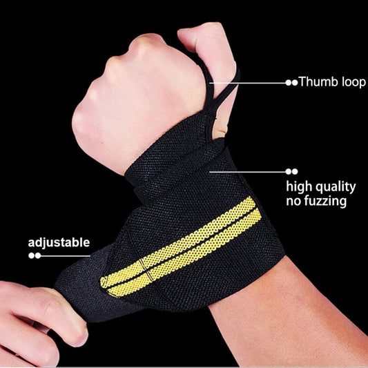 1Pc Crossfit Weightlifting Gym Glove Dumbbell Kettlebell Brace Support Protector Strap Musculation Bodybuilding Gym Equipment