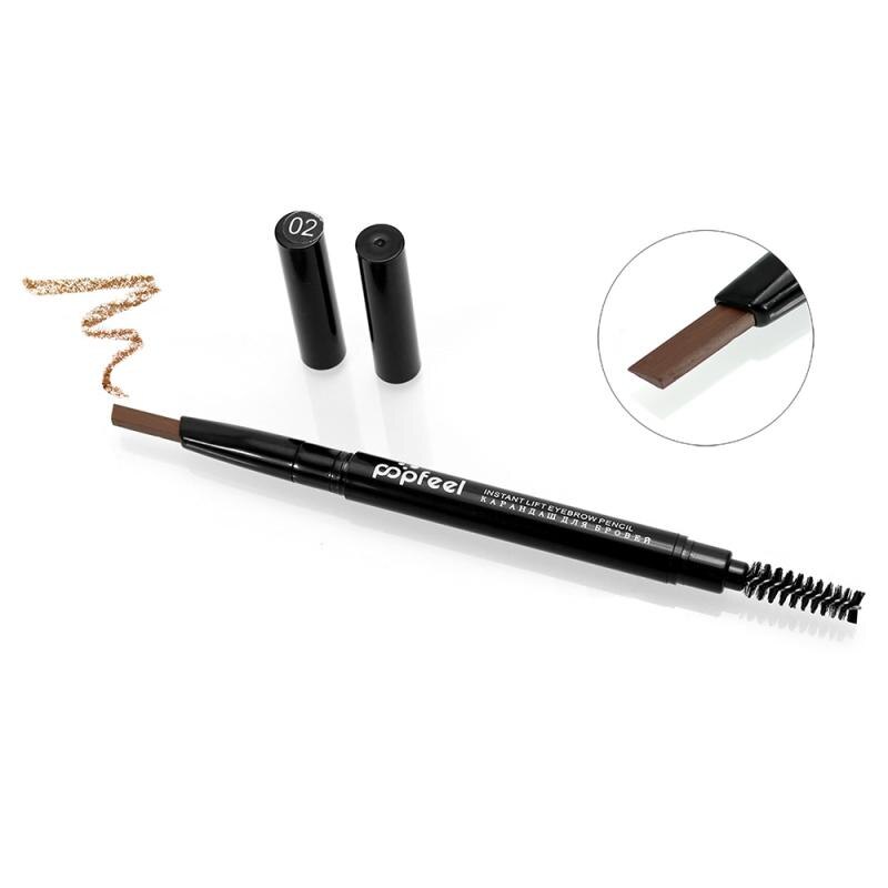 Popfeel 5 Colors Waterproof Eyebrow Pencil Long Lasting Not Blooming Easy To Color Eye Brow Pen Make Up Beauty Tools TSLM1