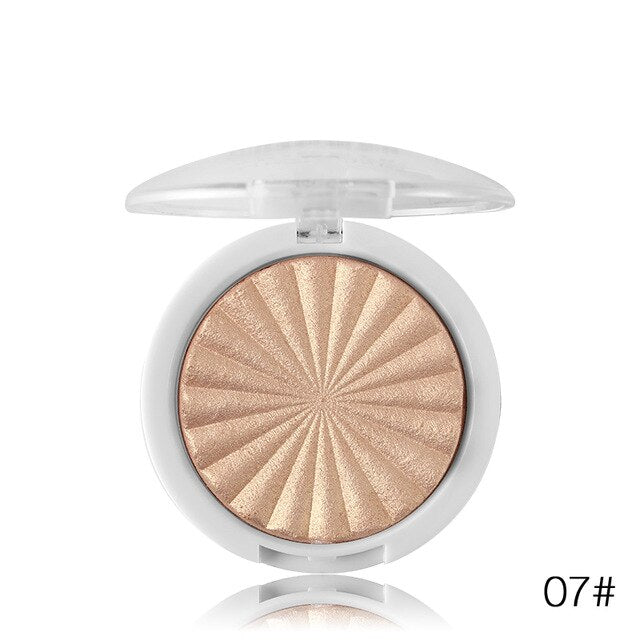 Glowing Set Highlighter Makeup Palette Base Illuminator Highlights Facial Outline Gold Bronze A00157XX