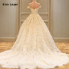 Custom Made Off The Shoulder princess ballgown Beading Appliques Lace Flowers Princess Ball Gown Wedding Dresses Plus Size