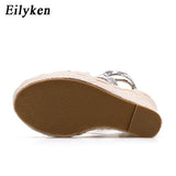 Eilyken Summer Women Platform Sandals Gladiator Fashion High heels Wedges Espadrilles shoes Ladies Open toe Sandals Serpentine