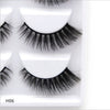 NEW 5 pairs natural long false eyelashes fluffy 3d mink lashes make up 100% cruelty free fake eyelash faux cils