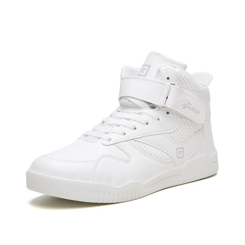 New 2020 High Top Sneakers Men Casual Shoes Breathable White Shoes