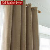 JCyh Solid Blackout Curtains For Living Room Bedroom Modern Blackout Curtains For Window Treatment Drapes Blinds Shading 85%