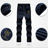 Men's large size M-9XL New Men's  Sets Autumn Sports Suit Sweatshirt + Track Pants Clothing For Men 2 pieces Sets Slim Outerwear