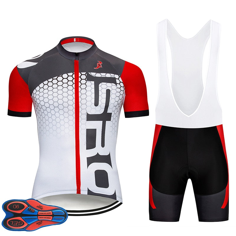 2021 red PRO TEAM cycling jersey Ropa Ciclismo 9D Gel Pad mens summer bike shirts Maillot Culotte Factory wholesale custom