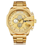 Mens Watches Top Brand Luxury Gold Steel Quartz Watch Men Cagarny Casual Male Wrist Watch Military Relogio Masculino Dropship