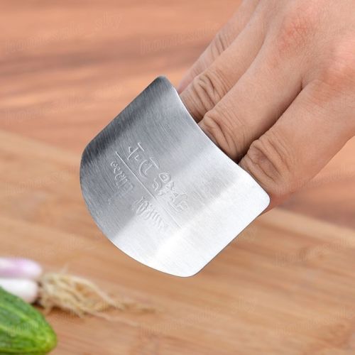 Stainless Steel Kitchen Tool Hand Finger Protector Knife Cut Slice Safe Guard