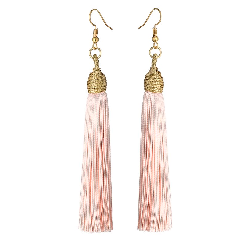 LOVBEAFAS 2021 Long Tassel Earrings For Women Boho Drop Dangle Fringe Earrings Wedding Vintage Statement Fashion Jewelry