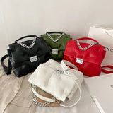 PU Leather Crossbody Bags for Women 2021 Simple Totes Shoulder Bag Female Branded Trend Party Clutch Handbags and Purses