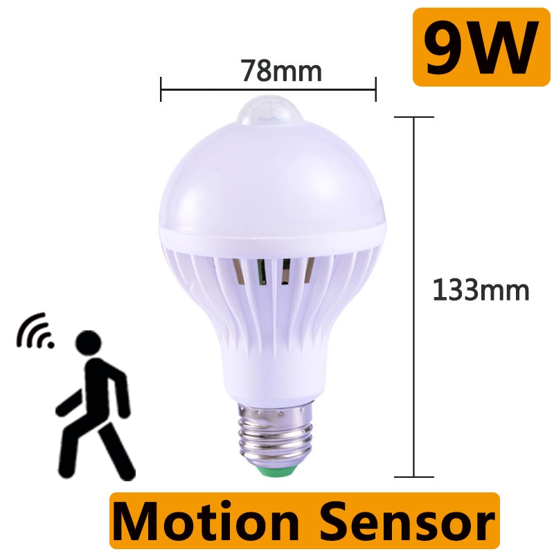 LED Lamp with Motion Sensor Ceiling Lights PIR Night Light Sensor Wall Lamps 110V 220V 18W 15/20/30/40W for Home Stairs Hallway