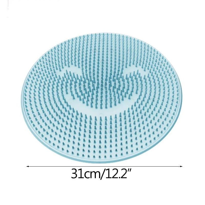 Silicone Massage Brush Bath Mat Foot Bath Massage Brushes Bathroom Accessories Cleaning Tools Household Items