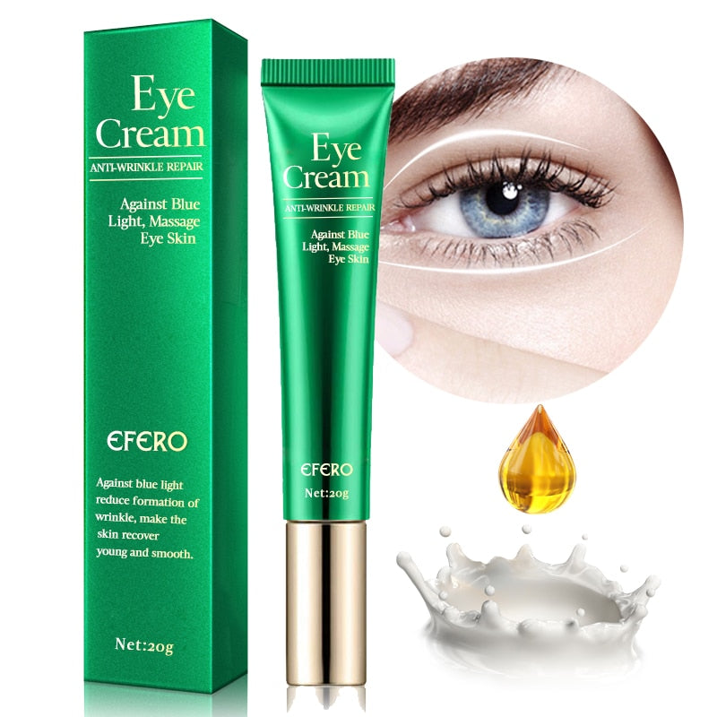 EFERO Eye Cream Peptide Collagen Serum Anti-Wrinkle Anti-Age Remover Dark Circles Eye Care Against Puffiness And Bags Eye Creams