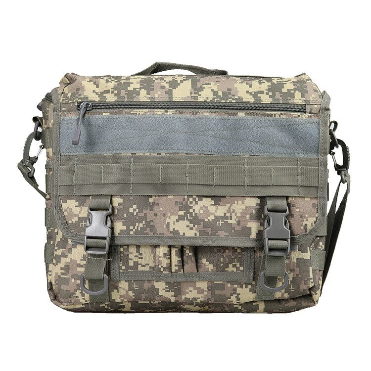 Molle Military Laptop Bag Tactical Messenger Bags Computer Backpack Fanny Belt Shouder Camping Outdoor Sports Army Bag XA156A