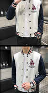 Supzoom New Arrival Letter Rib Sleeve Cotton Embroidery Logo Single Breasted Casual Bomber Baseball Jacket Loose Cardigan Coat