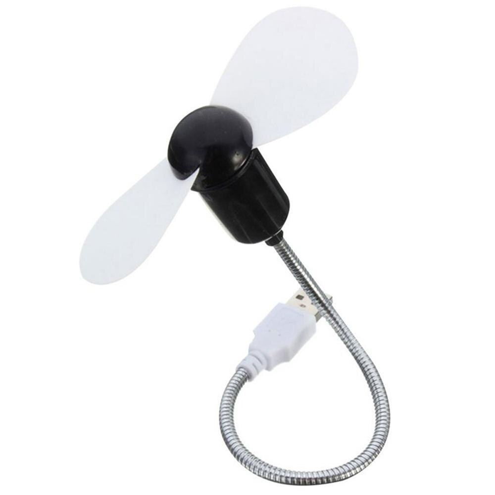 Mini USB Fan Ventilator Gadgets Bendable Freely Mini Soft Leaf Snake Silent Fan For Labtop