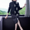 long sleeve knitted vintage women causal loose midi autumn winter sweater dress elegant clothes 2021 ladies dresses