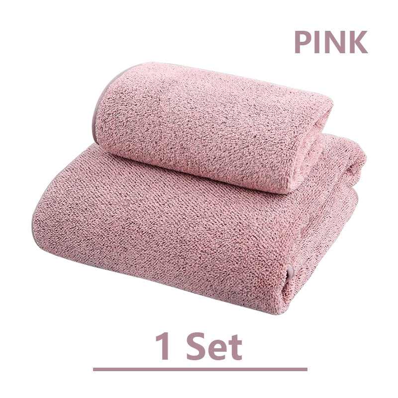 70x140cm Bamboo Charcoal Coral Velvet Bath Towel Adult Soft Absorbent Microfiber Bamboo Fabric Towel Bathroom Bath Towel Sets