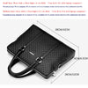 New Double Layers Leather Business Shoulder Bag Messenger Bag Laptops Handbags Travel Bags