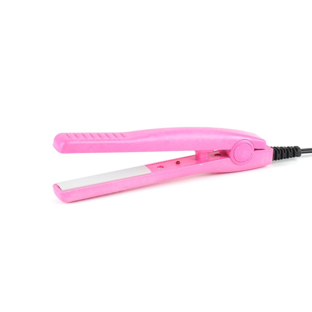 Professional Mini hair straightener Iron Pink Ceramic Electronic Hairs Straightening styling tools Home Use Big Sale