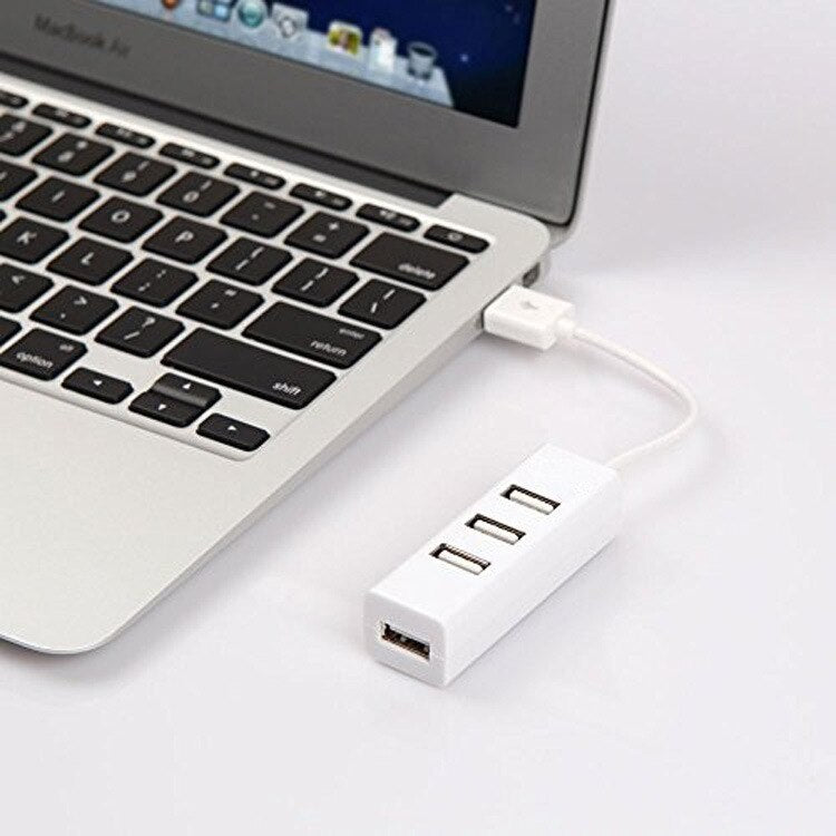 USB 2.0 Mini Hub 4 in 1 Combo Splitter Expansion 4 Port High Speed Hub Multi Adapter for PC Laptop Notebook Computer Accessories