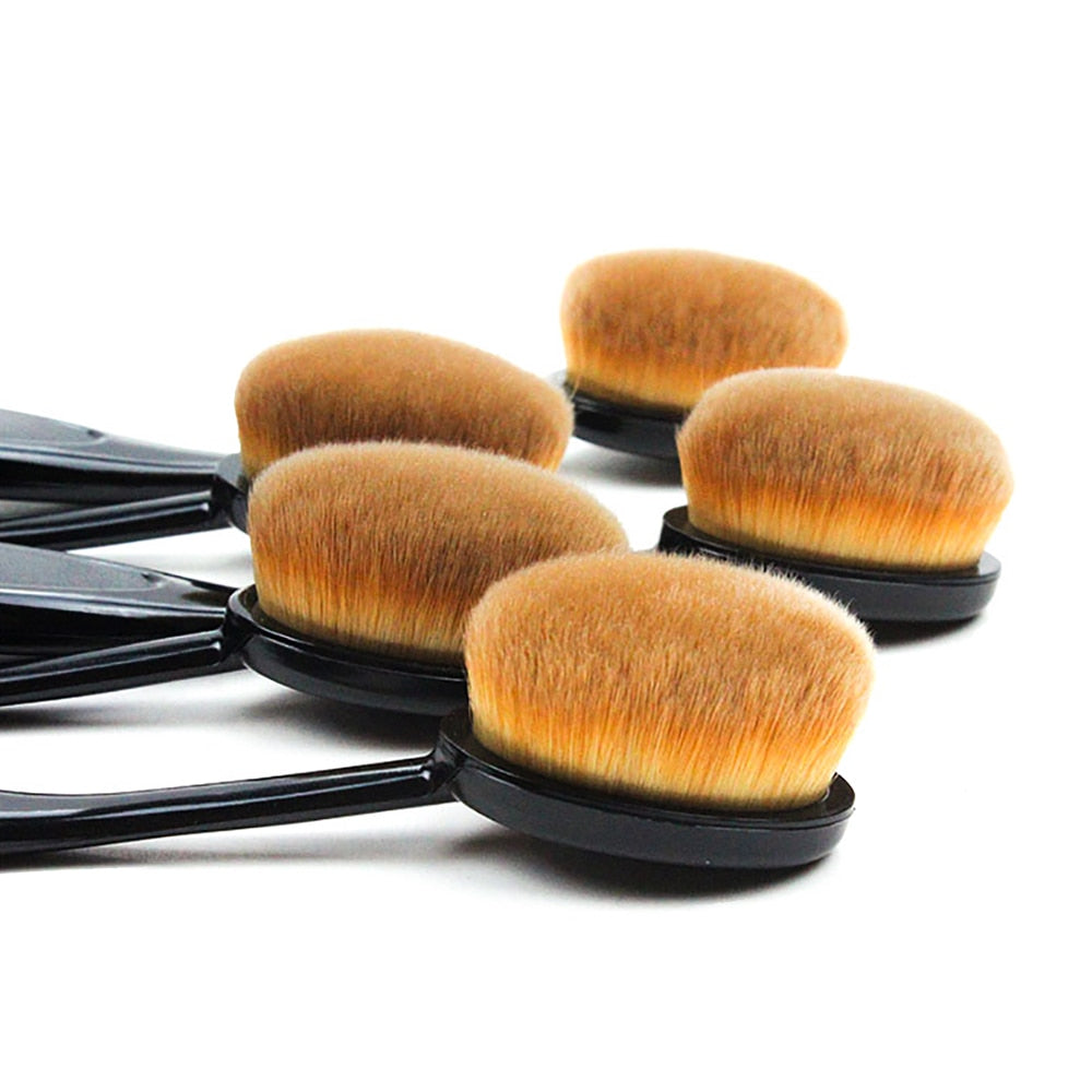 Soft Makeup Brushes For Foundation Powder Blush Eyebrow Eyeshadow Blending Make Up Brush Oval Cosmetic Make Up Tool