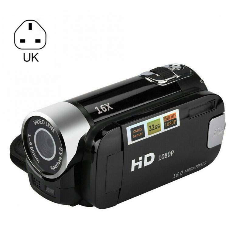 16MP HD 1080P Digital Video Camera Camcorder 16X Digital Zoom Video Camcorder 2.7inch TFT LCD Screen Shooting DVR Video Recorder