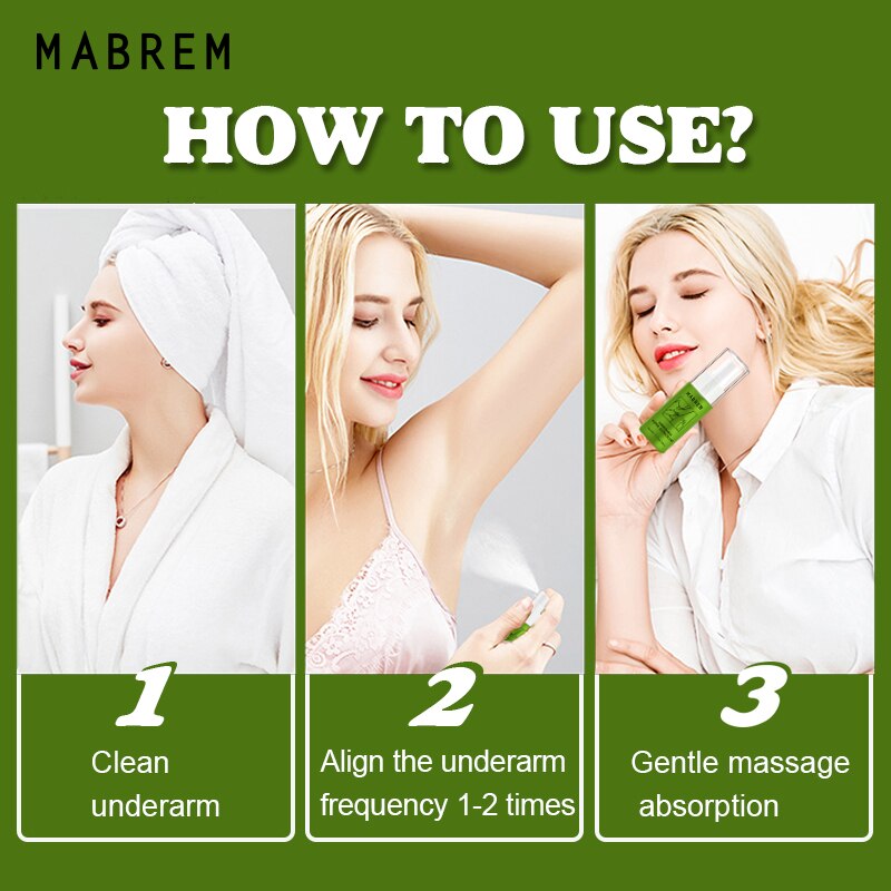 MABREM Body Odor Sweat Deodor Perfume Spray For Man and Woman Removes Armpit Odor and Sweaty Lasting Aroma Skin Care Spray 20ml