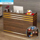 Small Cashier, Convenient Restaurant Corner Training Institution, Simple Desk, Dance Room, Wood Color Corner Front Desk