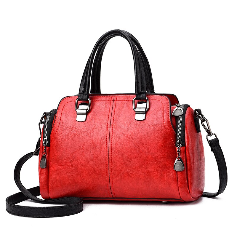 CILMI HARVILL CHHC 2022 women's classic handbag retro design fashion trend leather material high-quality metal zipper