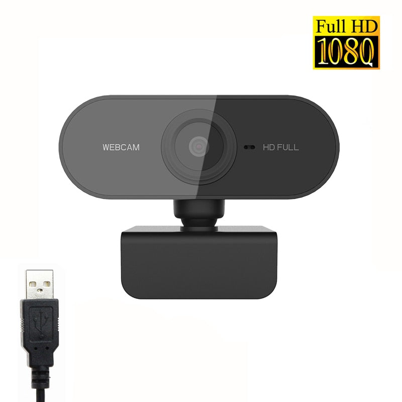 Webcam 1080P Full HD Web Camera Mini Computer PC Laptop Web Cam With Microphone Free Drive USB Web Cam For Live Broadcast Video