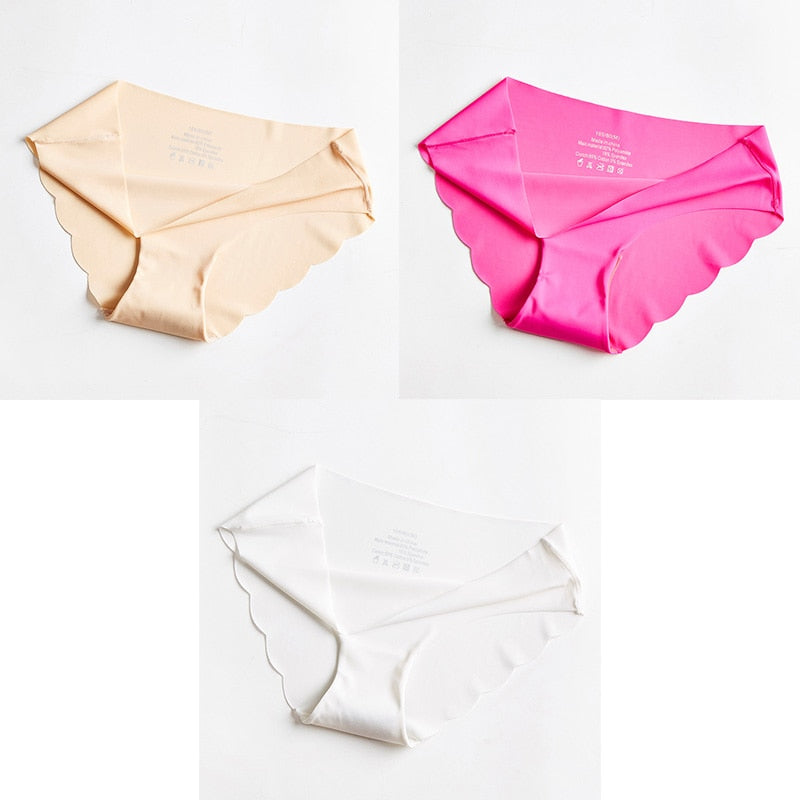 3 Pcs Women's Panties Seamless Underwear For Woman Sexy Lingerie Briefs Female Lingerie Sports Women Underwear New Sale BANNIROU