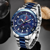 2021 LIGE Mens Watches Mens Business Analogue Clock Fashion Stainless Steel Sports Waterproof Luminous Watch Men Relojes Hombre