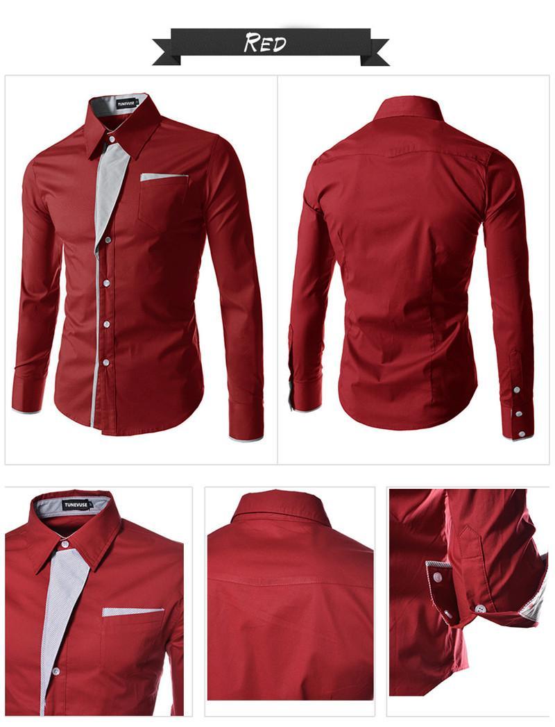 2022 Hot Sale New Fashion Camisa Masculina Long Sleeve Shirt Men Slim fit Design Formal Casual Brand Male Dress Shirt Size M-4XL