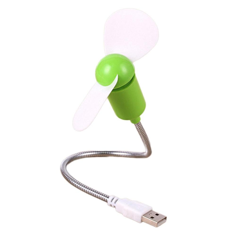 Mini USB Fan Ventilator Gadgets Bendable Freely Mini Soft Leaf Snake Silent Fan For Labtop