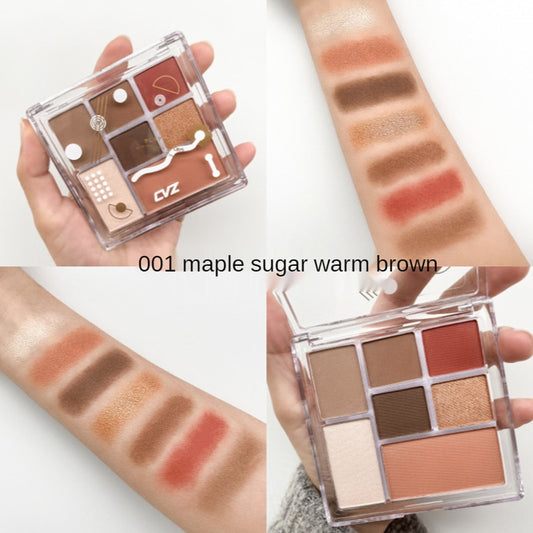 Makeup Palette Seven-Color Long-Lasting Waterproof Eyeshadow Palette Highlight Blush Repair Multi-Function Women Cosmetics