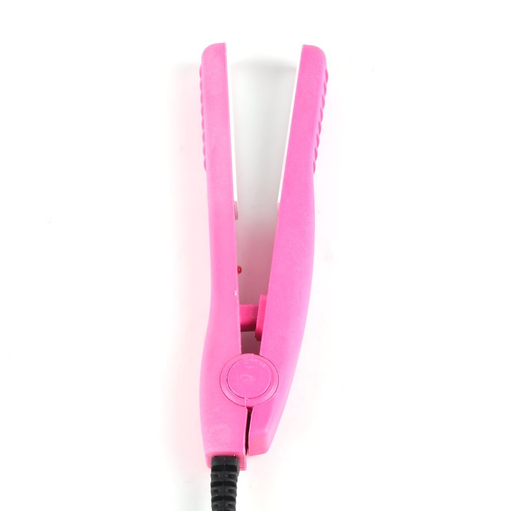 Professional Mini hair straightener Iron Pink Ceramic Electronic Hairs Straightening styling tools Home Use Big Sale