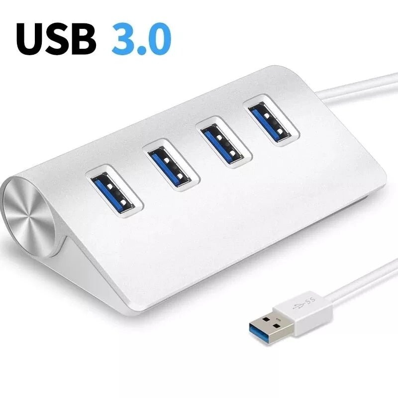 USB 3.0 HUB Multi 4 Port With 5Gbps High Speed Power Adapter Multi USB 3.0 Hub USB Splitter For PC Laptop Computer Accessories