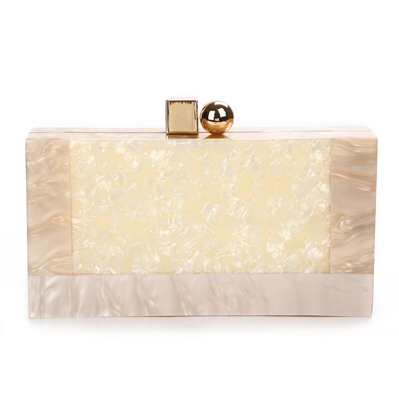 Marble Pattern Acrylic Bag Luxury Handbags Women Bags Designer Brand Famous Clutch Bag Party Wedding Clutch Purse bolso ZD1330