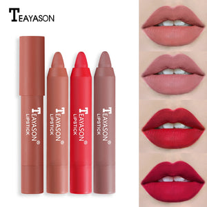 12 color velvet matte lipstick pen waterproof long-lasting sexy red lip stick stick cup makeup lip gloss pen cosmetics