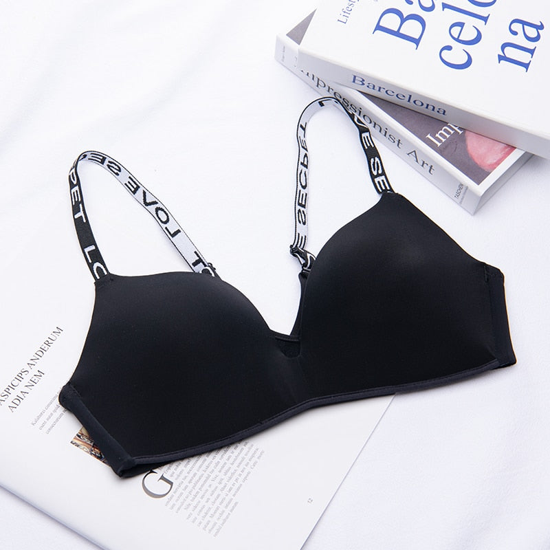 Women Bra Soft Wireless Women Sexy Lingerie Fashion Seamless Comfortable Bralette Female A B Cup Colorful Push Up Bras