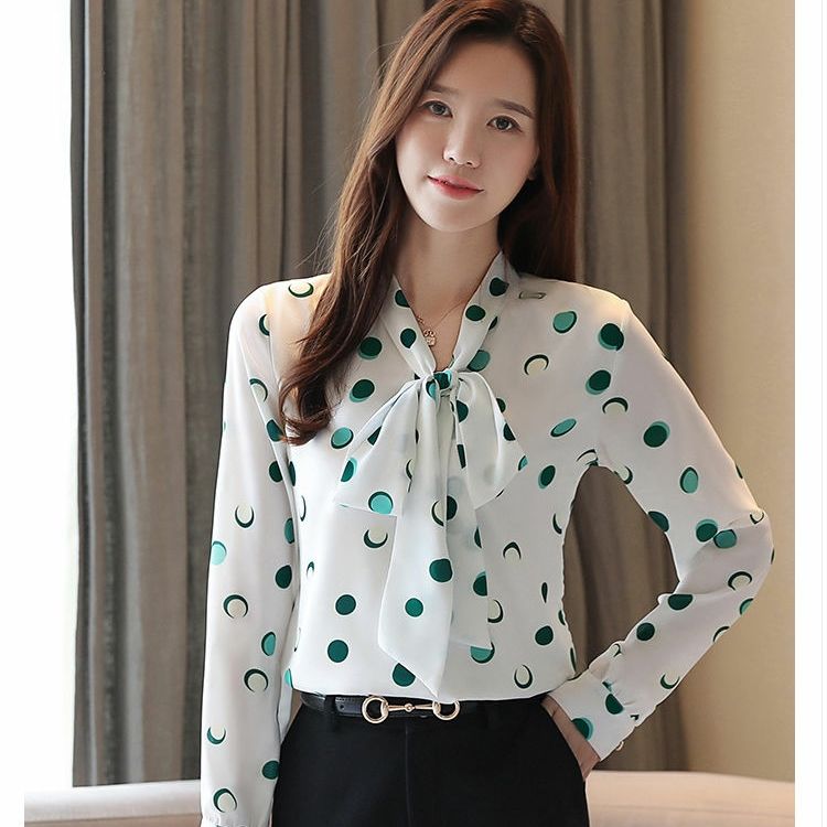 Chiffon Shirt New Annals Dress In 2022 Foreign Style Fashion Undies Women's Long Sleeve Top Spring And Autumn Blouse Gir