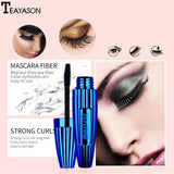 Makeup Mascara Waterproof Non Staining Grind 4D Silk Fiber Eyelash Mascara Thick Curling Lengthening Eye Make Up Cosmetics TSLM2